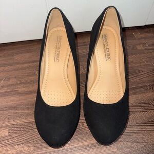 Marco Republic Suede Memory Foam Heels